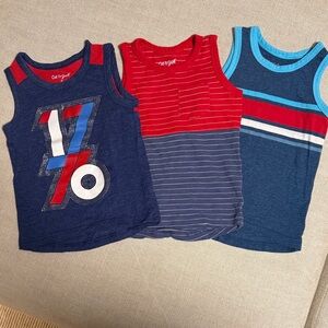 Set of 3 Cat & Jack Tank Tops - 2T